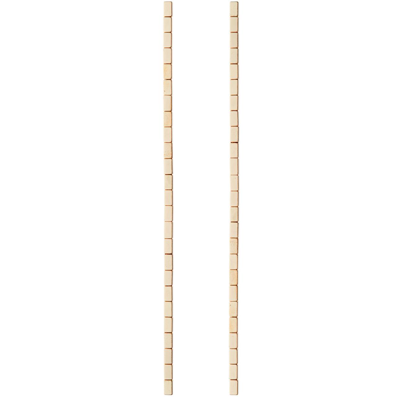 Gold Hematite Square Beads, 5mm by Bead Landing™